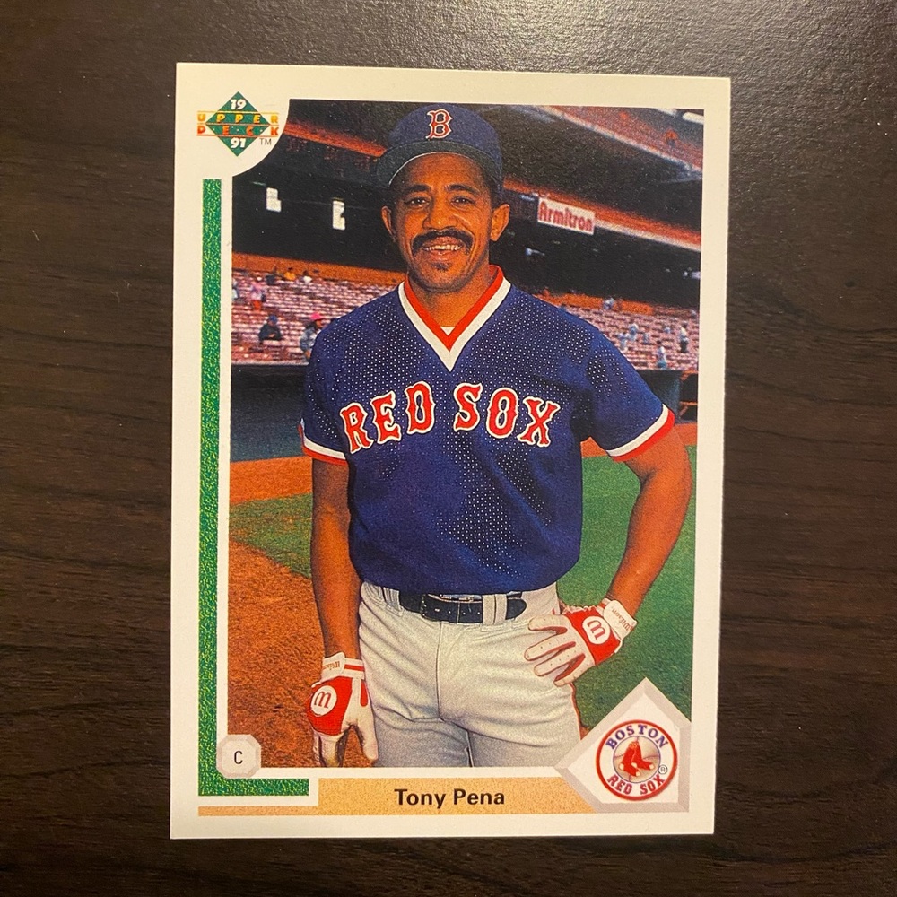 Boston Red Soxs Tony Peña Baseball Card #652